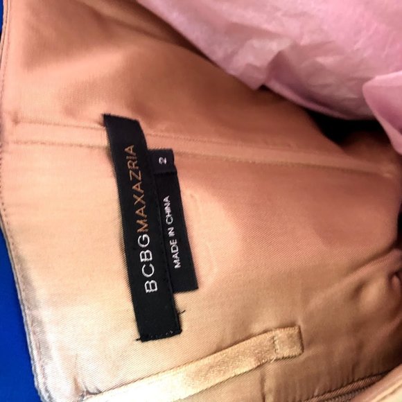 BCBGMAXAZRIA Beige/Tan Cocktail Dress - Picture 2 of 2